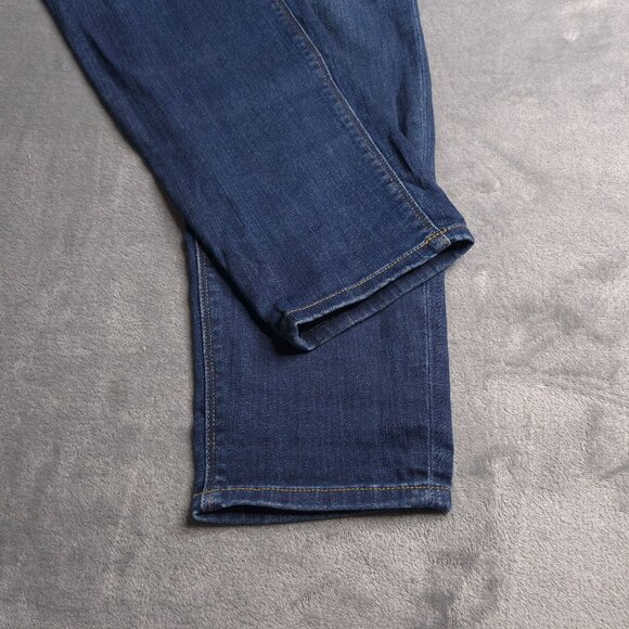 Hudson Womens Krista Ankle Super Skinny Jeans 32 Dark Wash Mid Rise Stretch - Picture 6 of 8
